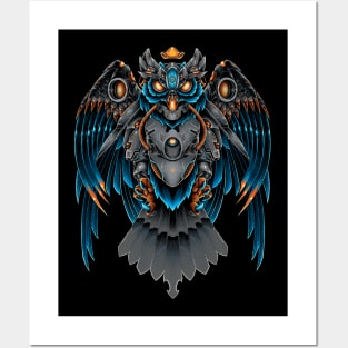 Owl Machine Posters and Art